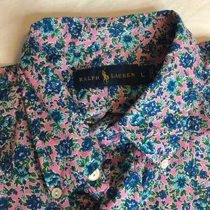 Ralph Lauren Floral Dress Shirt